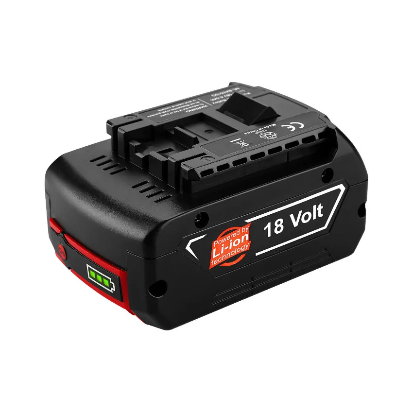 2pcs x  18V 5000mAh Power Tools Battery Cordless for Bosch Drill BAT609 BAT618 3601H61S10 JSH180 Li-ion
