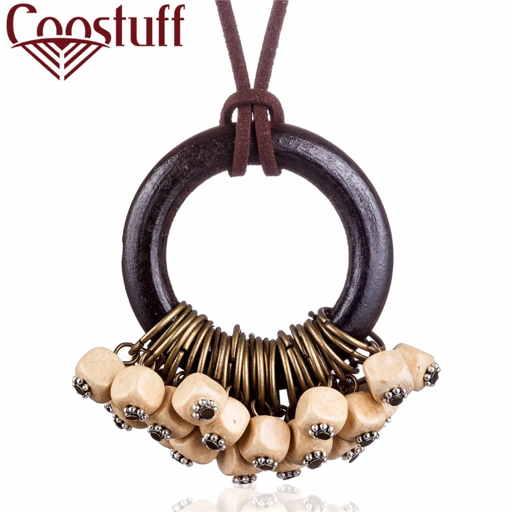 

vintage woman jewelry statement necklaces & pendants,long Necklace wood beads collier collares mujer necklace women gargantilha