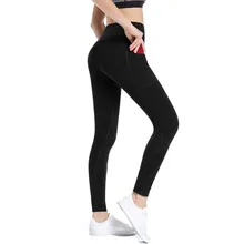 Женские леггинсы с карманами для тренировок, для фитнеса, высокая талия, эластичная талия, одноцветные, из кусков, дышащие, обтягивающие, растянутые леггинсы