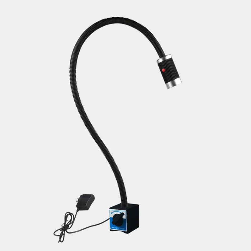 

Machine Light 9W 24 / 220V Plus Long Hose 800mm 1000mm 1200mm Machine Tool Work Table Lamp Magnet / Screw Base Light
