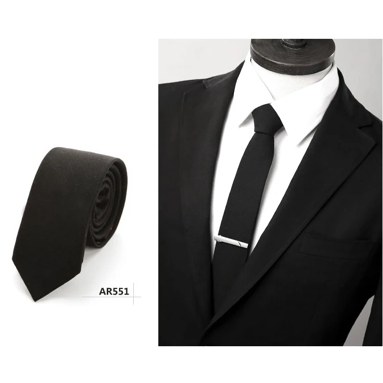 Модные Повседневное шерсть высокого качества узкий галстук Для мужчин платье Бизнес работы студентов Англии Свадебные Черный, серый цвет