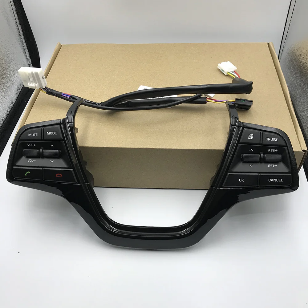 

Original NEW Steering Wheel Buttons For Hyundai Elantra 1.6L Volume channel Phone Cruise Controller button Switch car styling