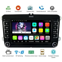 ATOTO A6 Android de Navegação GPS Do Carro Estéreo/Selecionados para VW Volkswagen Skoda &/2 * Bluetooth/Prémio a6YVW710PB/Auto Rádio Multimídia