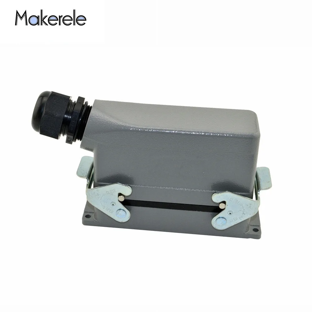 

MK-HE-024-1 24 Universal Heavy Duty Multi Pin Connectors Screw Connectors Heavy Duty male plug Connectors Supplier For Crane