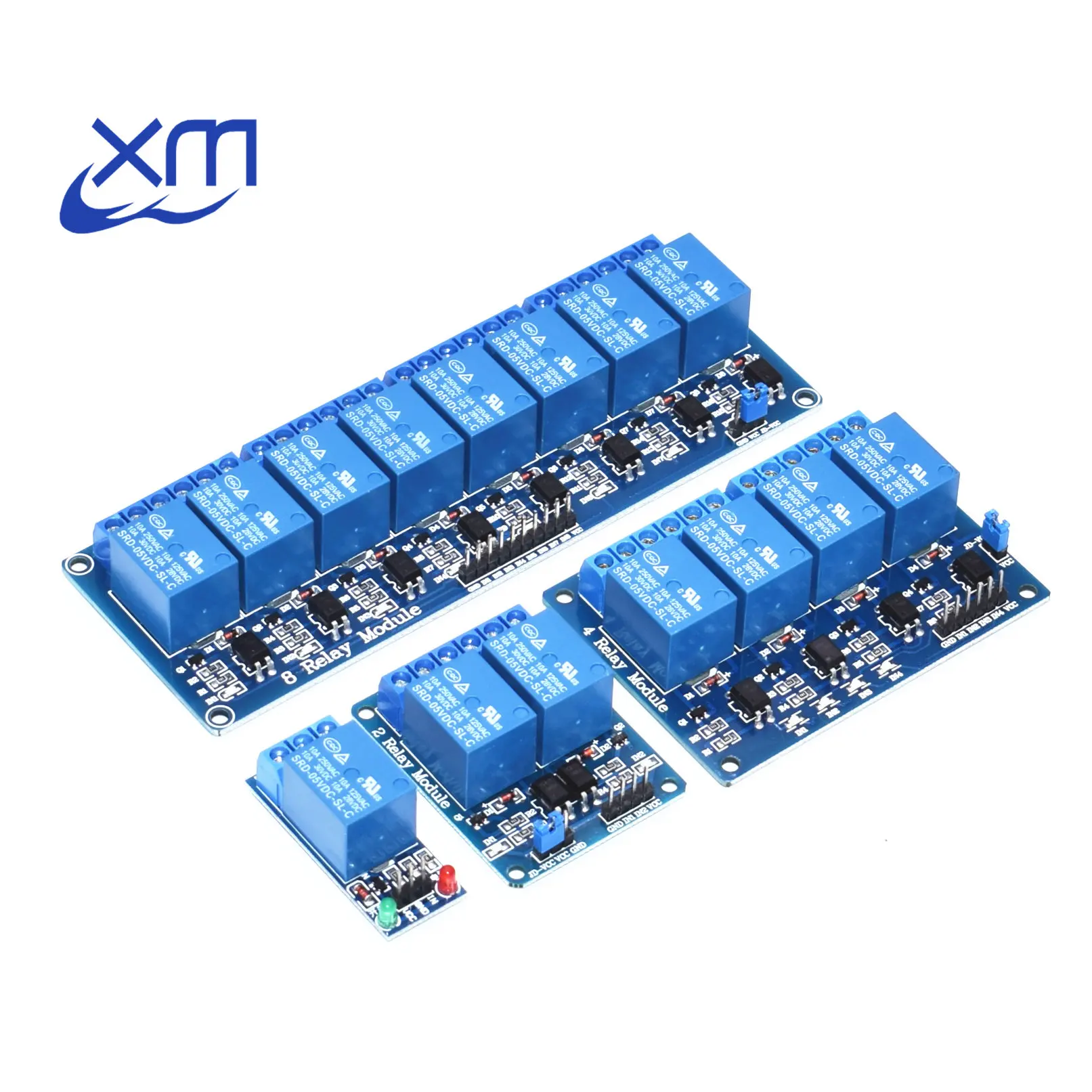 

5V 1 2 4 8 channel relay module with optocoupler. Relay Output 1 2 4 8 way relay module