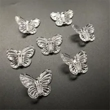 50 шт. Жесткий Пластиковый Бабочка для звездного светодиодный медный провод струнный свет для рождественской вечеринки декор Декор для гостиной