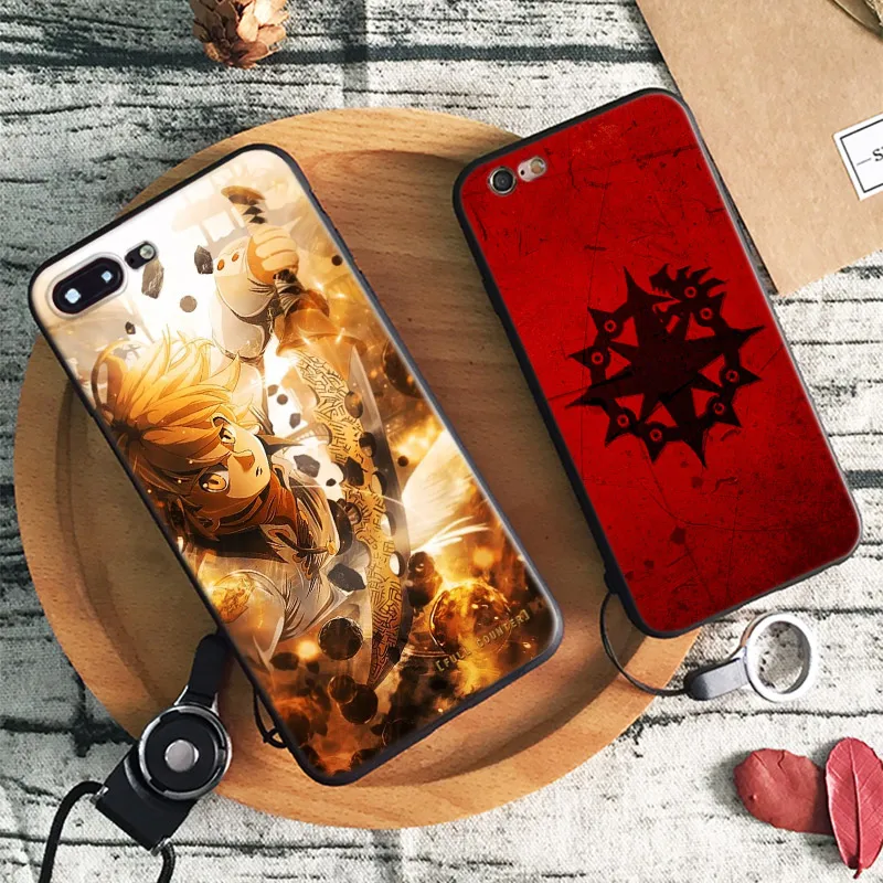 

Meliodas Seven Deadly Sins Anime Soft Silicone Phone Case Cover Shell For Apple iPhone 5 5s Se 6 6s 7 8 Plus X XR XS MAX