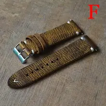 Onthelevel кожаный ремешок для часов ручной работы винтажный ремешок для часов сшитый дизайн браслет ремешок из телячьей кожи металлическая пряжка# B