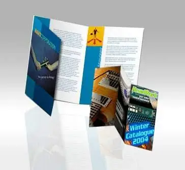 a4 a5 formato 2 o 3 piegato brochure stampa in a4 a5 formato 2 o 3