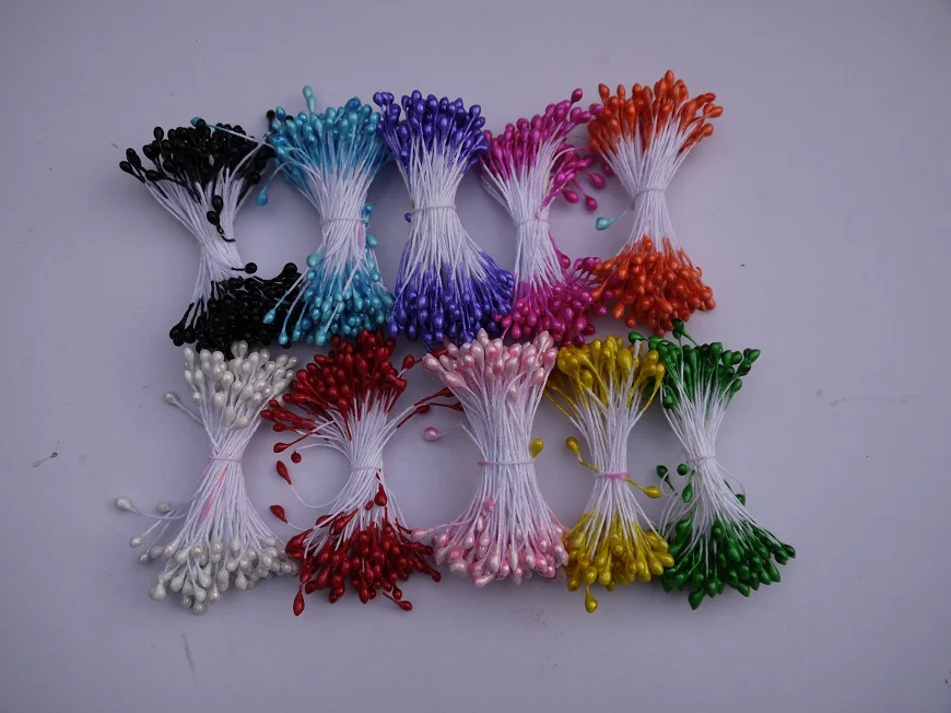 

Double sugar cake stamen sugar flowers big blossom diameter 2mm 800pcs