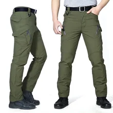 Военные армейские брюки мужские городские тактические костюмы армейские брюки с несколькими карманами Уникальные повседневные брюки Rip stop тканевые