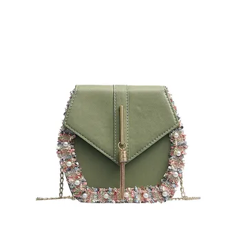 

Women Bag Fringed Pearl Wild Messenger Fashion Single Shoulder bolsos mujer sac a main femme de marque soldes ladies hand bags
