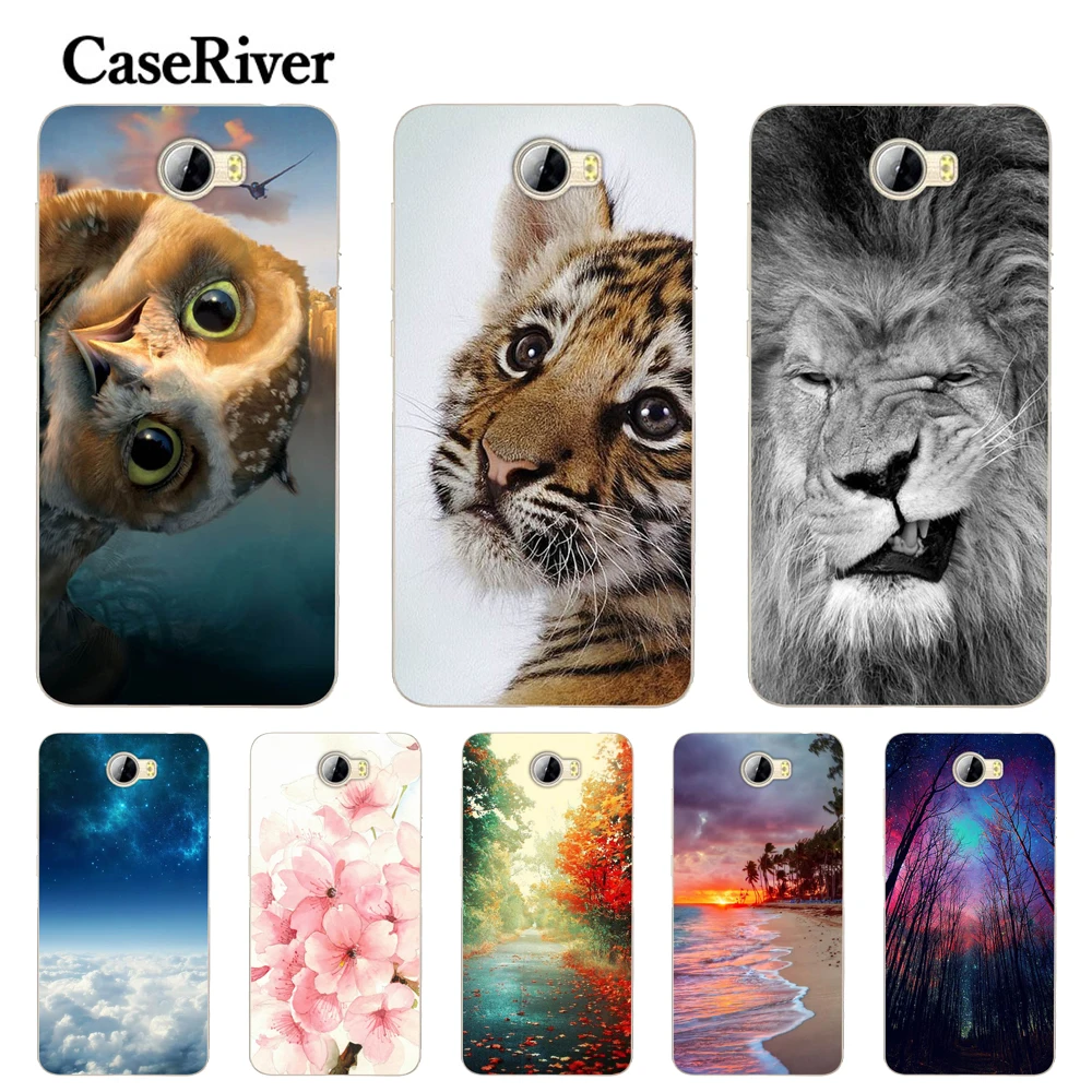 CaseRiver لينة هواوي الشرف 5A LYO-L21/Y6 II المدمجة/Y5 II Y5II حالة الهاتف TPU هواوي Y5 II حالة عودة هواوي الشرف 5A حالة