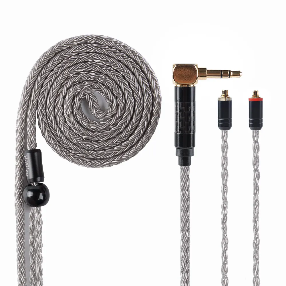 AK Hifihear 16 Core Silver Plated Cable 2.5 3.5mm Balanced Cable With MMCX 2pinConnector Bending Ja