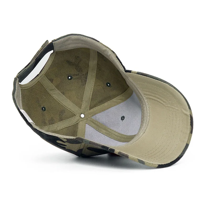 Камуфляжная зернистая хлопковая бейсболка Casquette камуфляжные шапки для активного