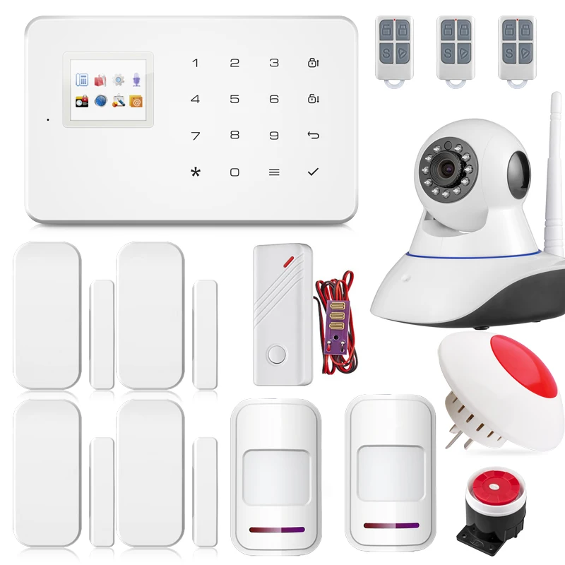Buy Android ISO APP Wireless GSM Text Home Alarm System Smart IP Security