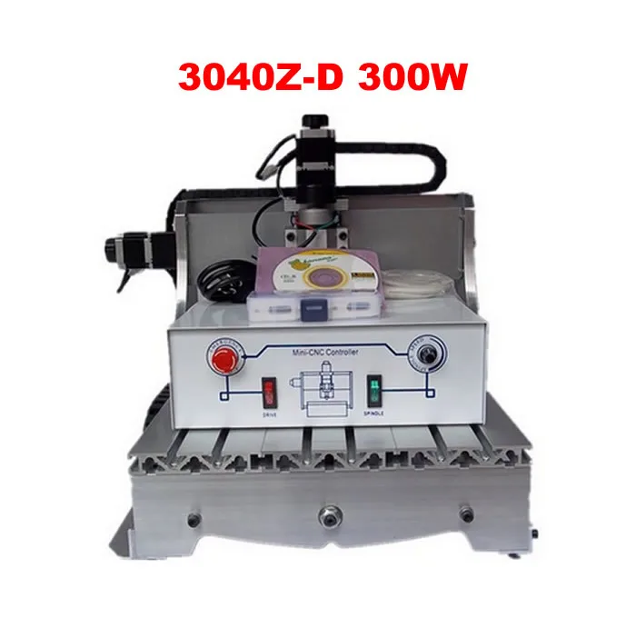 

3040Z-D300W 220/110V CNC carving machine with ball screw and 300W DC power spindle for wood working