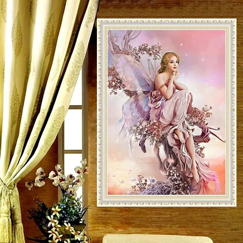 5D DIY Алмазная картина вышивка крестиком Ангел картина домашнее украшение 5D иглоукалывание алмаз, алмазная Вышивка уникальный подарок