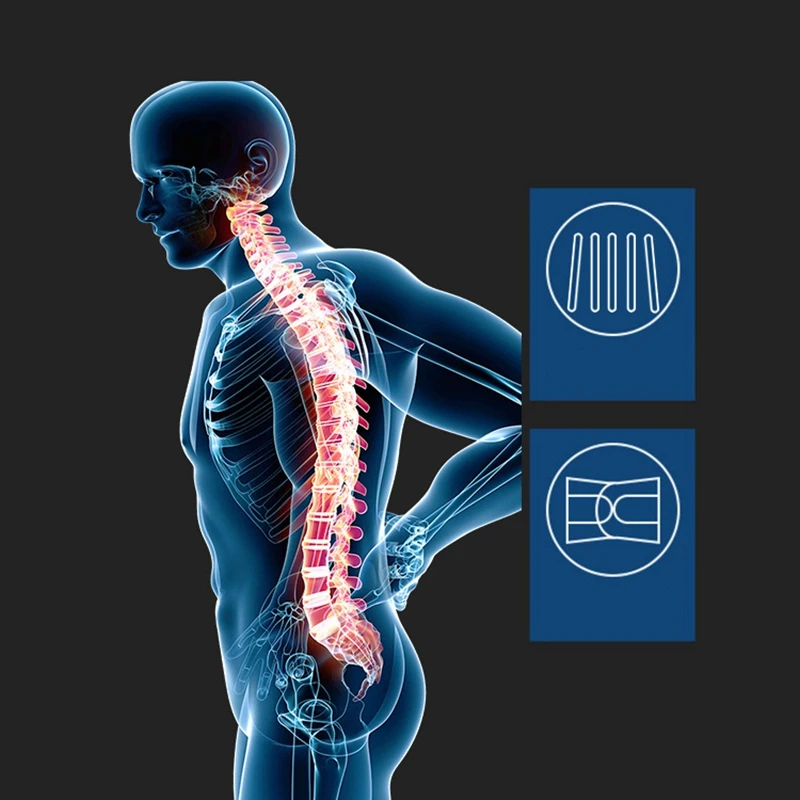 Корректор осанки для спины со съемной поясничной накладкой для снятия боли в пояснице