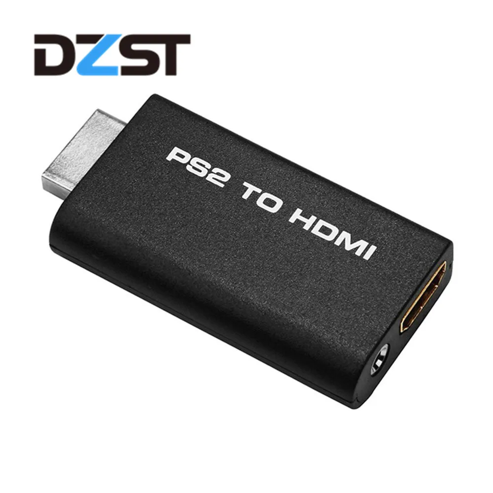 

DZLST PS2 to HDMI Video Converter Adapter with 3.5mm Audio Output game To HDMI Connector Support 480i 576i 480P for HDTV