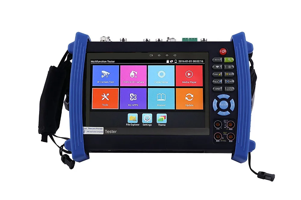  7 Inch H.265 4K IP HD CCTV Tester Monitor AHD CVI TVI SDI Tester 8MP 5MP ONVIF HDMI In TDR Multimet