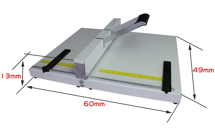 Сверхмощный ручной бумажный Creaser биговальный станок для бумаги фото карты 450 мм Забивая Машина