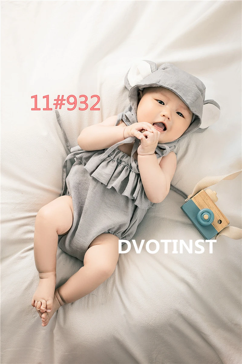 Dvotinst Bebê Meninas Vestidos + Chapéu Gorro