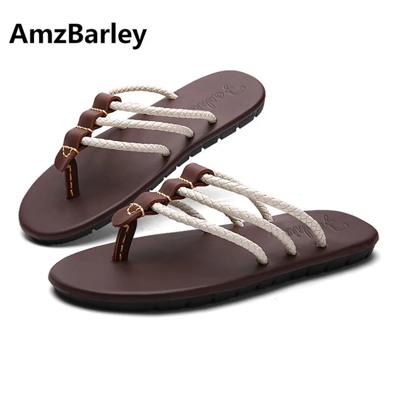 Amzbarley Для Мужчин's Пляжные сланцы Шлёпанцы для женщин Обувь обувь Направляющие