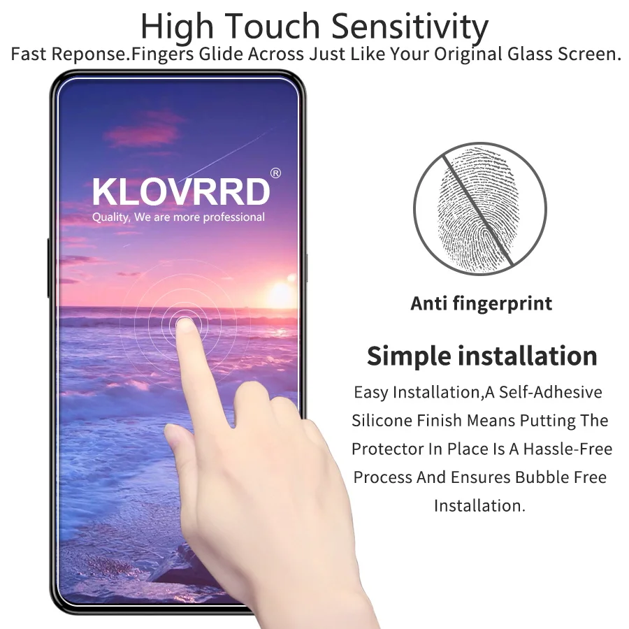 Klovrrd 2 шт закаленное Стекло для lenovo Z5 Pro GT Экран защитная плёнка НУА Вэй