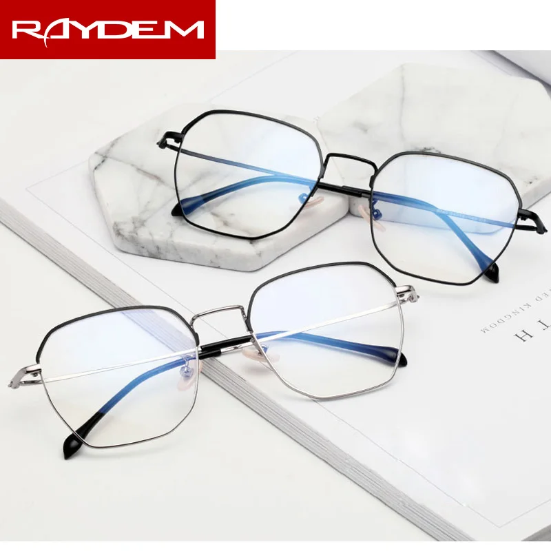 Новые унисекс готовые очки для близорукости анти-синие очки мужские женские близорукие очки сплав близорукие очки