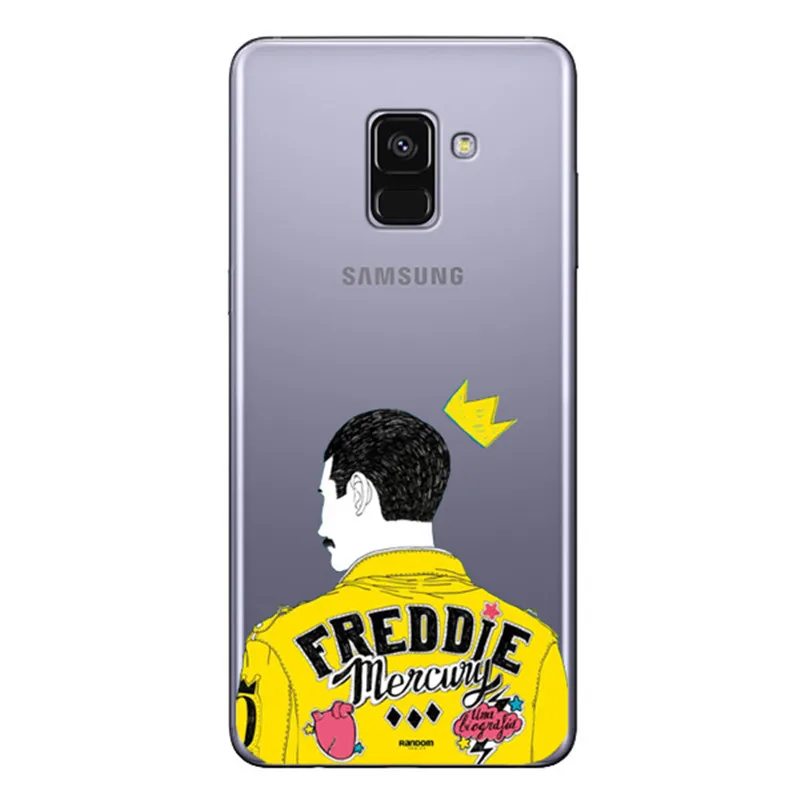 Freddie Mercury Rainha banda Qualidade Роскошный чехол для телефона для samsung S6 7 8 9 Plus Edge Note 8 9 силиконовый чехол - Цвет: TPU