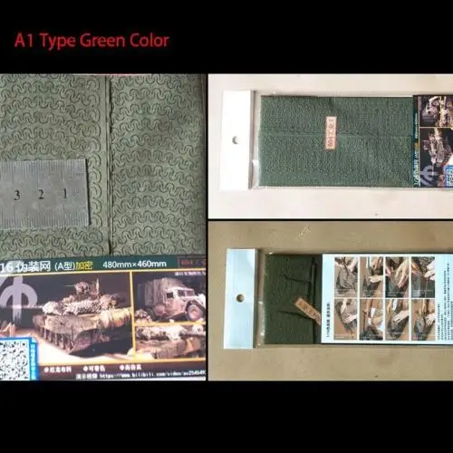 

1/16 Model Sherman German RC Military Tank Dense Camouflage Net A Woodland Tiger TH05133