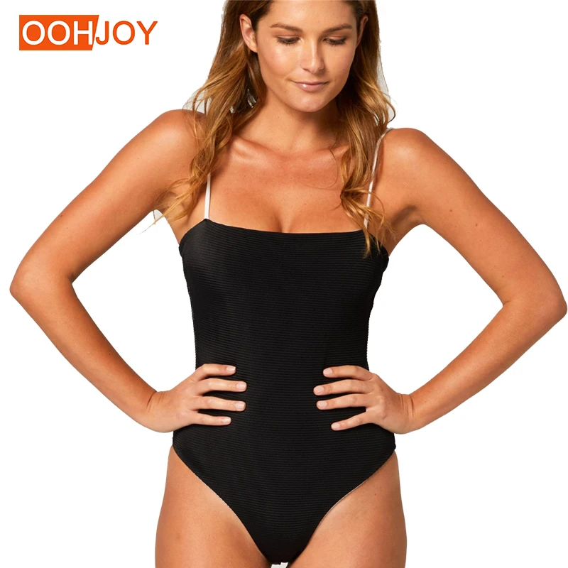 

New Solid Color Monokini Women Swimsuit Straps Bathing Suit S-L Girl Backless Beachwear Girl Slim Bodysuit Summer Swimwear