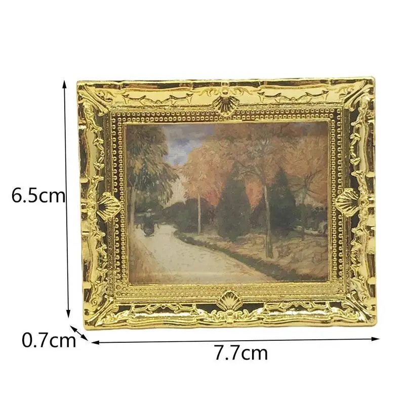 1:12 Miniature Furniture Doll House Resin Picture Frame Dongzhur 1 Pc Diy Dollhouse Mini Oil Painting Dollshouse Miniature 1:12 Miniature Furniture Doll House Resin Picture Frame Dongzhur 1 Pc Diy Dollhouse Mini Oil Painting Dollshouse Miniature