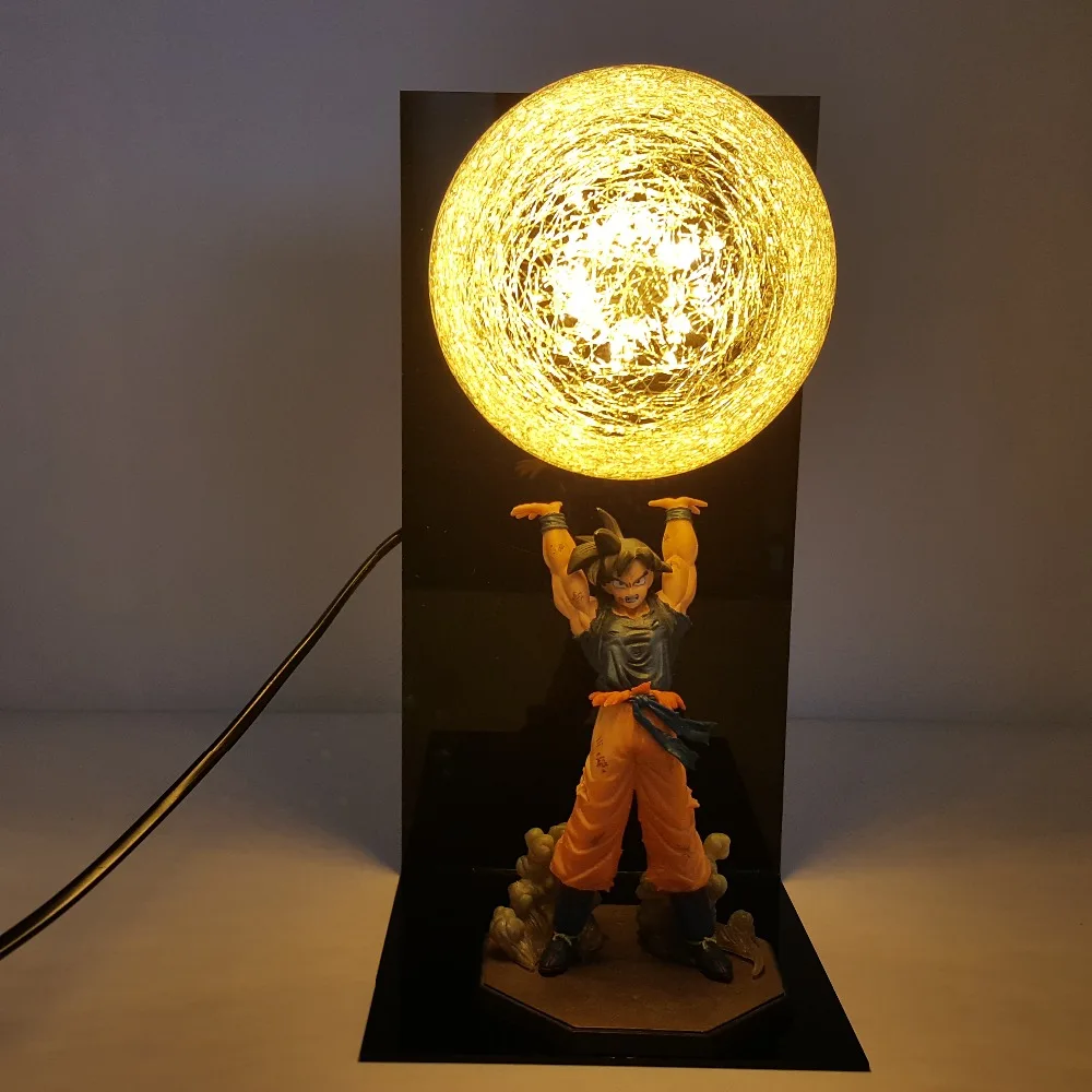 Goku kamehameha лампа Dragon Ball светодиодный ночной Светильник для детей лава лампа для спальни креативный Сон Гоку лампа Рождественский светодиодный светильник