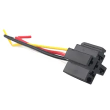 1 Piece Hot 40A 12V 5-prong Car Relay With Wiring Harness Socket Car Alarm Automotive Black New Arrival VEB88 P10
