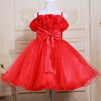 

2018 Girls' dress children Princess tank dress baby tutu flower wedding dress