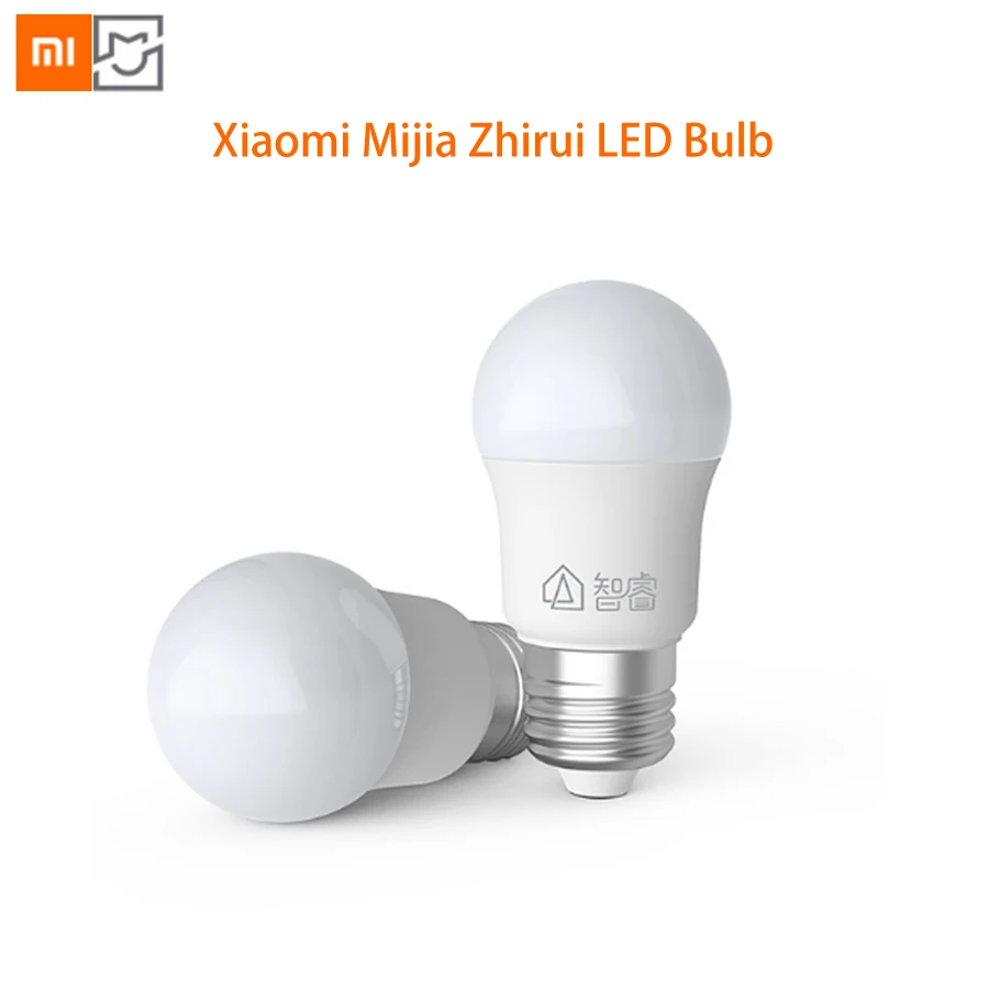 

Xiaomi Mijia Zhirui LED Bulb E27 White Light 6500K 5W Energy Saving For Ceiling Lights Table Floor Lamp Short Circuit Protection