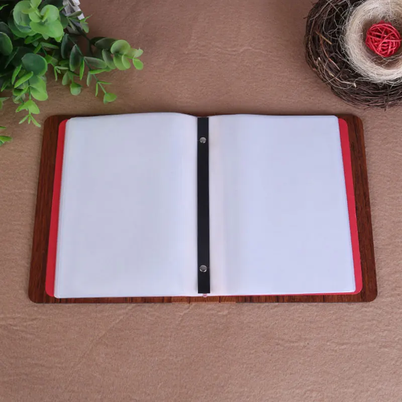 New 6 Inch Wooden Cover Wedding Albums Children Photo Book Storage Frame Photoalbum PVC 32 Photos Insert Page Album Lovers Gifts
