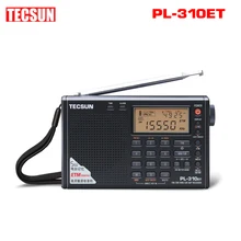 TECSUN PL-310ET мир, полный группа коротковолновое радио FM AM MW SW LW приемник DSP цифровая Демодуляция стерео радио VS Degen DE13