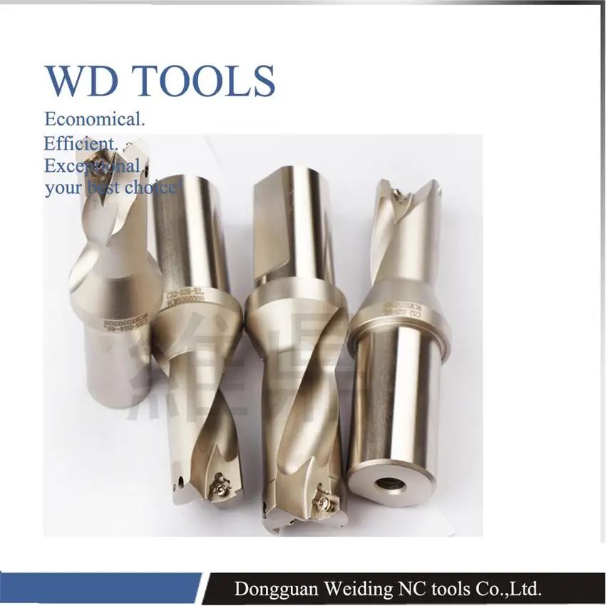 

WD TOOLS WC type u drill 64-73mm high speed U drilling indexable insert drill 2XD