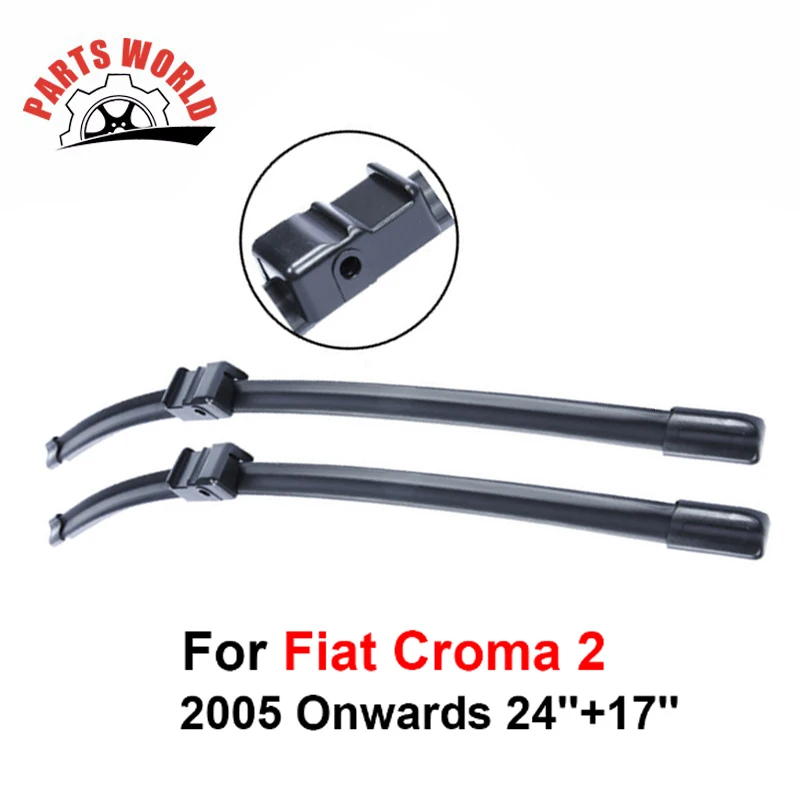 Стеклоочистители Partsworld для Fiat Croma 2005 2006 2007 2008 2009 2010 2011 2012 2013 24 ''+ 17'' лобовое