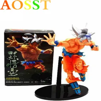 

2018 Hot Dragon Ball Z Model Saiyan Garage Kit Budokai Children's Toys Son Goku Ultra Instinct Dolls Budokai Action Figure