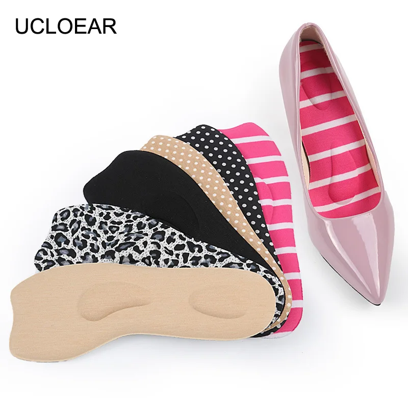 UCLOEAR Women High Heels Sponge Insoles For Heel Pain Shoe Sweat Absorbant Breathable Cushions Pad Feet Care Soft Insole | Обувь