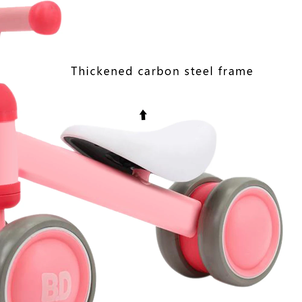 Best Baby Balance Bike Child Walker Pedalless Balance Car Air Cushion Saddle Solid Durable Children