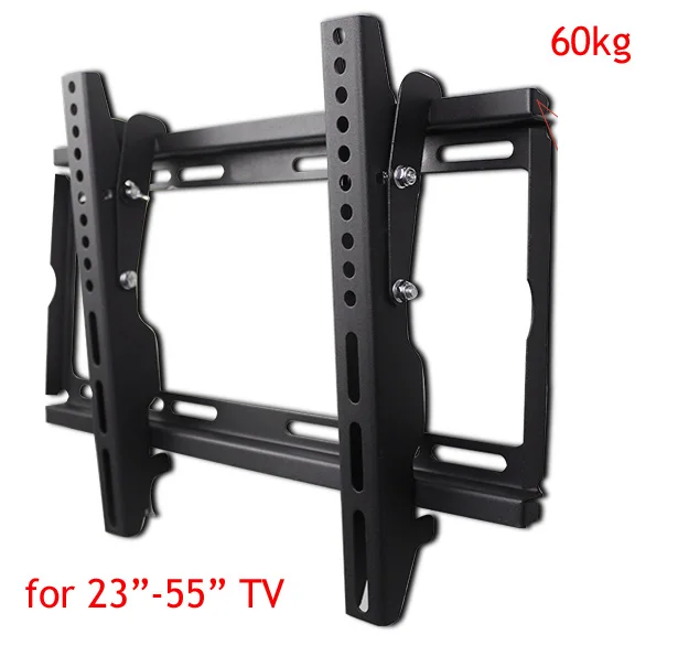 

PTB-605SH 23"30"40"55" wall mount tv bracket 50" metal 60kg vesa 400x400 Panel LCD TV Wall Mount tilt up down 15 holder
