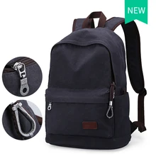 2016 Men Male Canvas Backpack College Student School Backpack Bags for Teenagers Vintage Mochila Casual Rucksack Travel Daypack