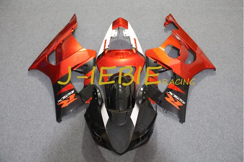 

Black red white Injection Fairing Body Work Frame Kit for SUZUKI GSXR 1000 GSXR1000 K3 2003 2004