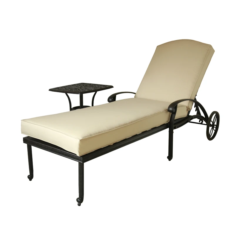cast aluminium sun loungers