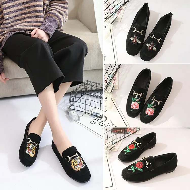 

2018 new women's shoes Korean version of the wild flat shoes single women's students comfortable casual shoes